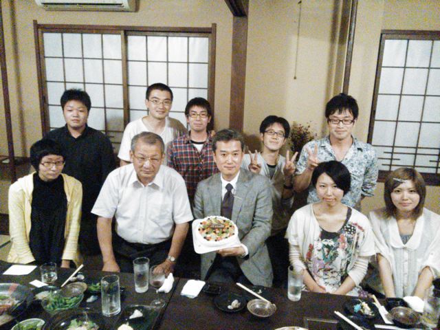 学生たちと親睦会